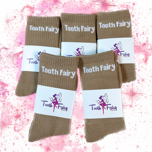 Tooth Fairy Socks (BROWN)