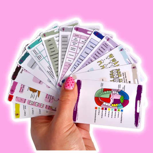 Dental Hygiene Clinical Reference Card Pack